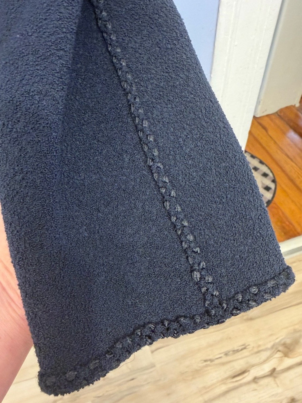 CHANEL Midnight Blue Press Sample Jacket, Size 38 - Picture 8 of 14